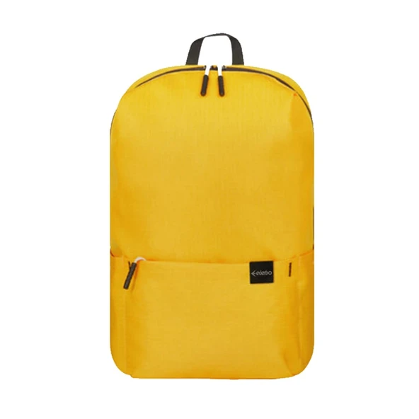 Günlük Kullanım Sırt Çantası - Sarı - 34x22.5x13cm