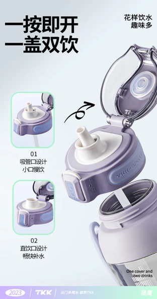 Falcon Alp Yeşili Tritan 1200ML Su Şişesi - 2