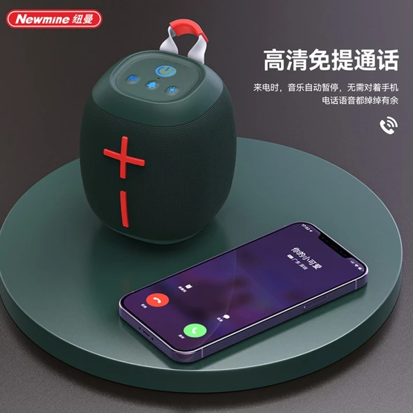 Renkli Bluetooth Hoparlör - Masaüstü - Yeşil - 11