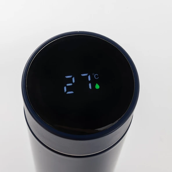 Akıllı Sıcaklık Göstergeli 480mL Paslanmaz Çelik Termos - 3