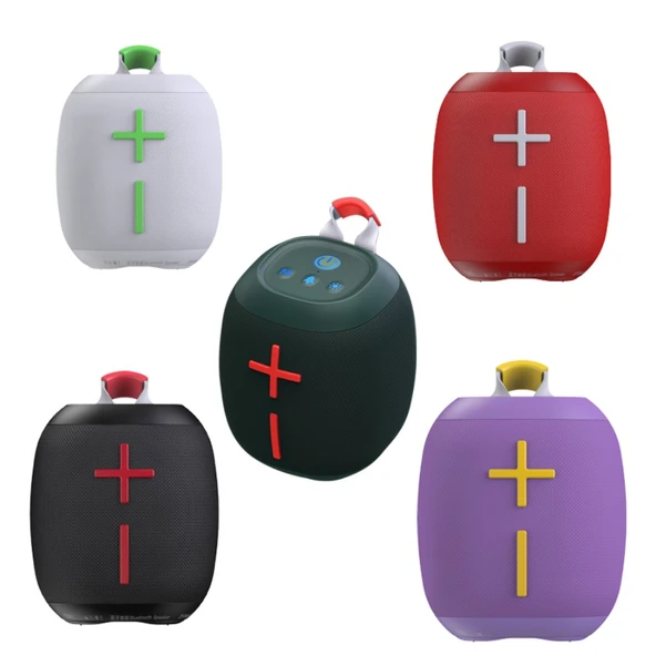 Renkli Bluetooth Hoparlör - Masaüstü - Mor - 6