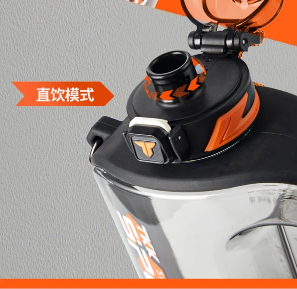 1000ML Tritan Spor Su Şişesi - Alpin Yeşili - 9