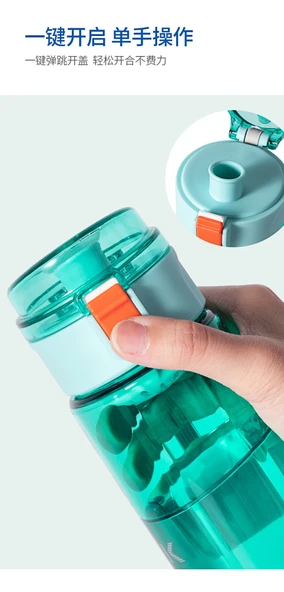 Tritan 400ML Spor Su Şişesi - Elmas Siyah - 4