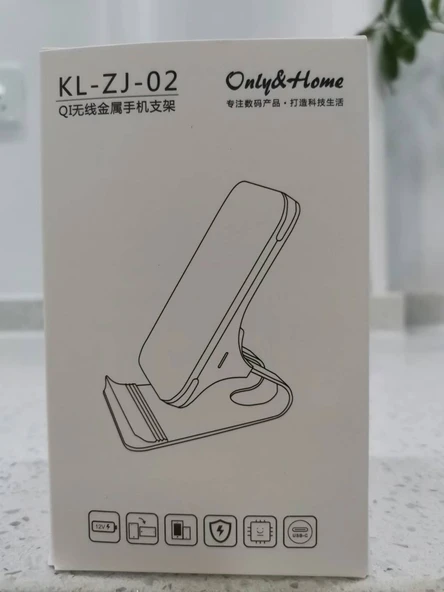 Katlanabilir Masaüstü Metal Telefon Standı - Mat Buzlu Beyaz - 9