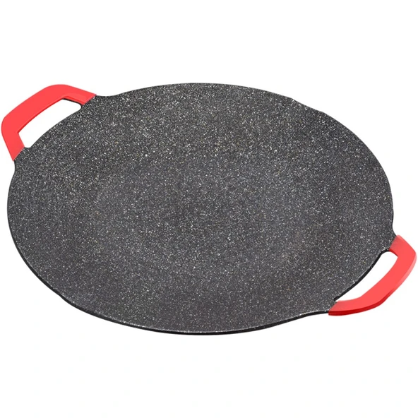 33CM Alüminyum Alaşımlı PTFE Kaplamalı Silikon Saplı Tava