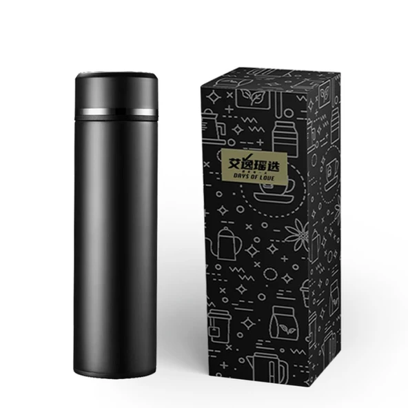 Sıcaklık Göstergeli Termos Bardak - 500ML - Çelik - 2