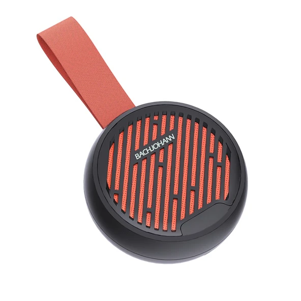 Kablosuz Bluetooth Hoparlör - Siyah Kırmızı
