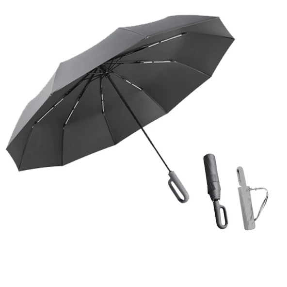 Otomatik İş Şemsiyesi - 70*10K - 125cm Çap - 36cm Katlanmış