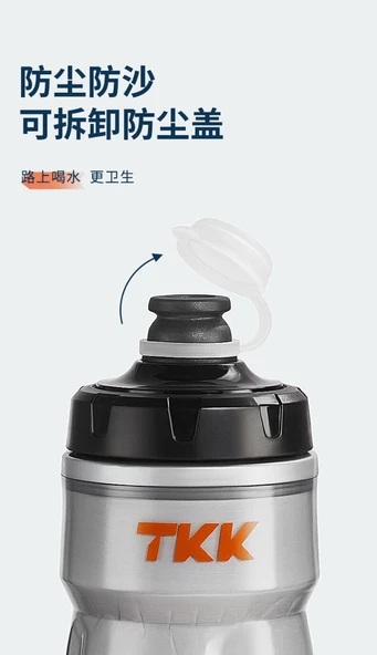 Çift Katmanlı Sporcu Su Bardağı - 620ML - Turuncu - 2