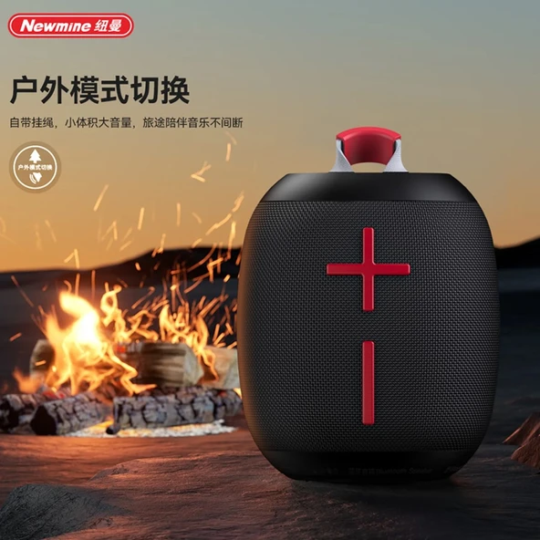 Renkli Bluetooth Hoparlör - Masaüstü - Kırmızı - 8