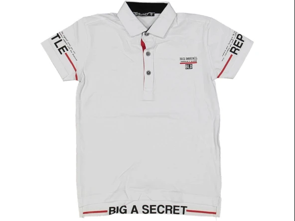 BIG A SECRET BASKILI ERKEK T-SHIRT