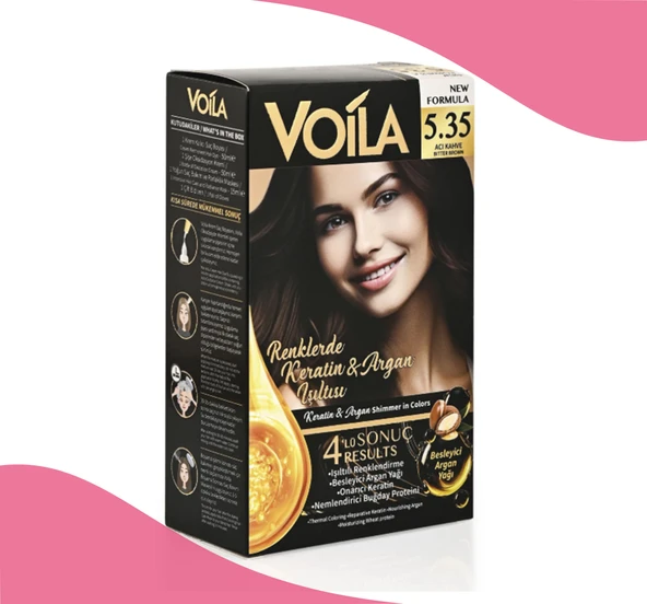 Voila Sac Boyası 5.35 Acı Kahve