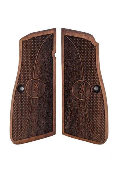 Browning HP Uyumlu Muadil Ahşap Kabze Modern Logo Desenli Model 048