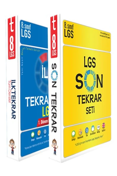 LGS Full Tekrar Seti (İlk Tekrar + Son Tekrar - 8 Kitap )