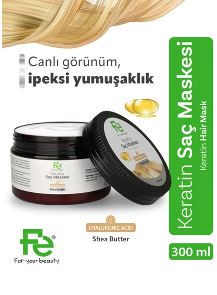 Fe Keratin Saç Sütü 200ML & Saç Maskesi 300ML (Karma 6 Lı Set) - 5