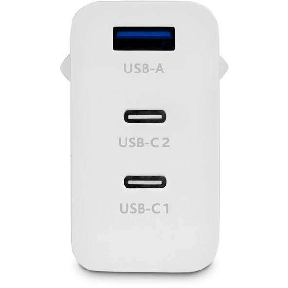 TTEC 2SCG03B SmartC harger Trio GAN 65W PD Seyahat Hızlı Şarj Aleti 2 USB-C +USB-A - 2