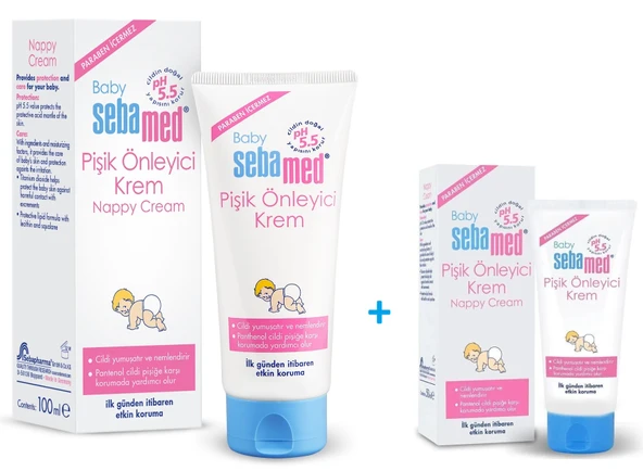 Sebamed Bebek Pişik Önleyici Krem 100ML + 50ML (Toplam 150ML)