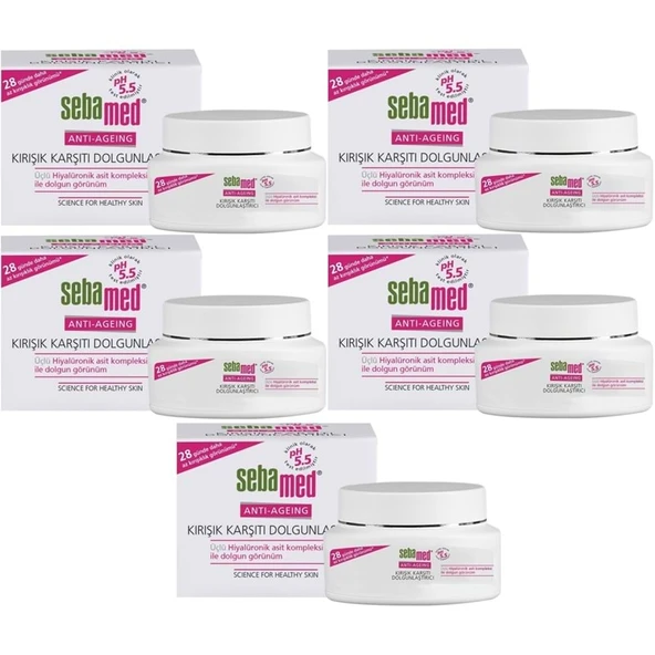 Sebamed Kırışık Karşıtı Dolgunlaştırıcı Antı-Ageıng Krem 50ML (5 Li Set) ürün görseli