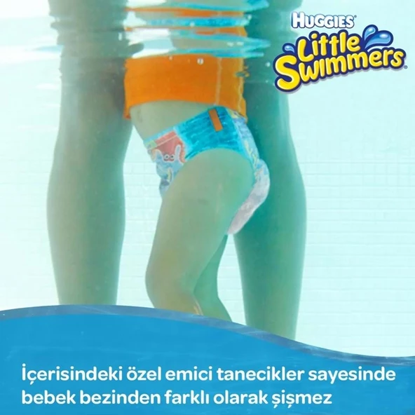 Huggıes Little Swımmers Mayo Bebek Bezi Beden:3-4 (7-15KG) 144 Adet (12PK*12) - 3