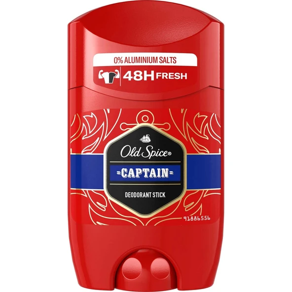 Old Spice Captain Stick Roll-On Men/Erkek Deodorant 50ML (5 Li Set) - 2