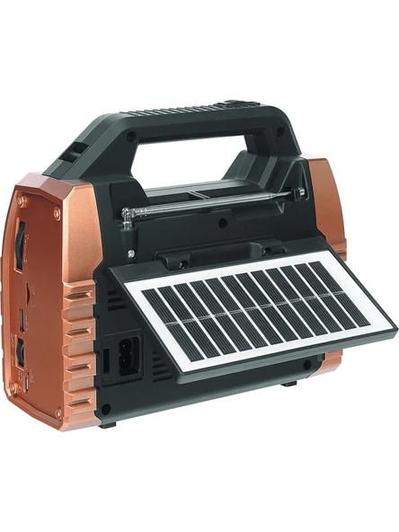 Mikado MDR-325 Ahşap USB- TF Destekli FM/AM/SW/BT+SOLAR+Power Bank 3 Band Klasik Radyo