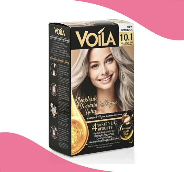 Voila Sac Boyası 10.1 Küllü Açık Sarı