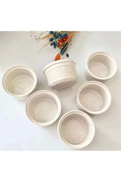 Sufle Kabı 6 Lı Seramik