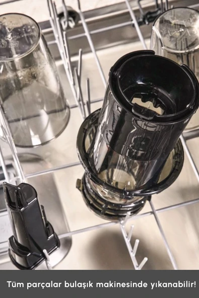 Slow Juicer Yavaş Sıkım Katı Meyve Sıkacağı - 7
