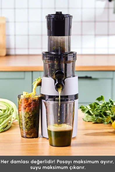 Slow Juicer Yavaş Sıkım Katı Meyve Sıkacağı - 4