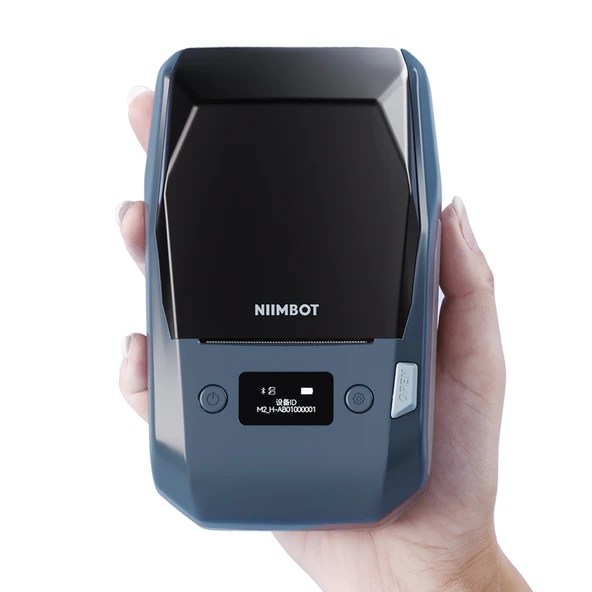NIIMBOT M2 TAŞINABİLİR KABLOSUZ ETİKET YAZICI (Göl Mavisi) - 4