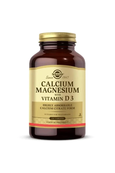 Solgar Calcium Magnesium Vitamin D3 150 Tablet