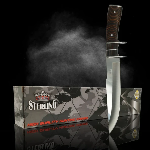 300.S2008 STERLING 32cm Kahverengi Avcı Bıçağı - 2