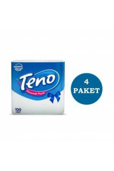 Ekonomik Peçete 100-lü 4 Paket