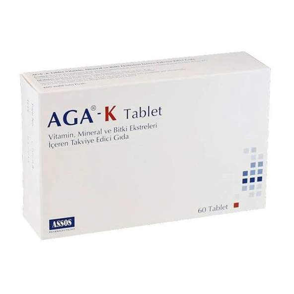 AGA-K Takviye Edici Gıda 60 Tablet ürün görseli