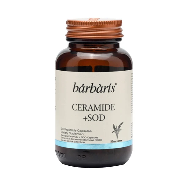 Barbaris Ceramide + Sod Takviye Edici Gıda 30 Kapsül