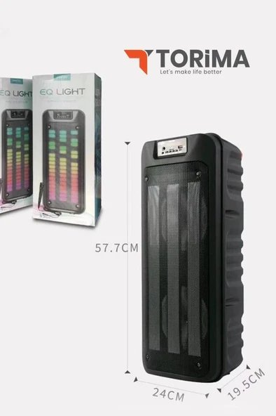Gts-1852 Taşınabilir Rgb Ledli Bluetooth Hoparlör Usb-tf Siyah - 4