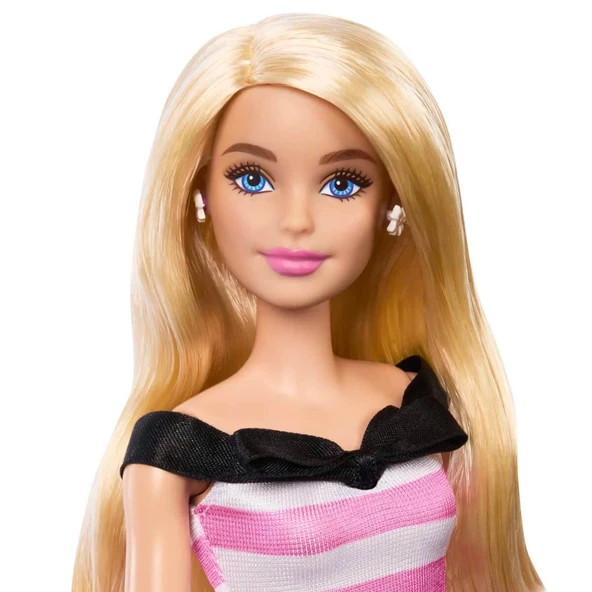 Barbie 65.Yıl Özel Pembe Elbiseli Bebek - Resim 2