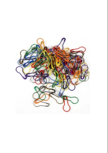 Çengelli İğne Armut Renkli 1000 Adet ürün görseli