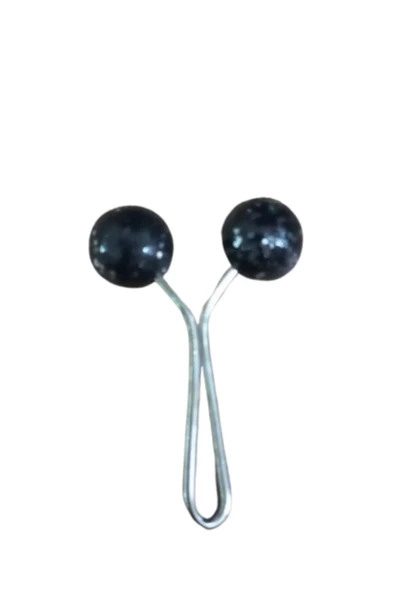 Eşarp Klipsi Top Model Simli Siyah 1 Adet ürün görseli 1