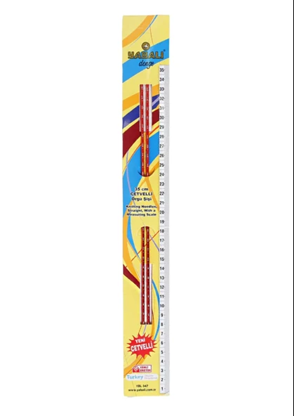 Örgü Şiş Cetvelli 5 Numara 35 cm