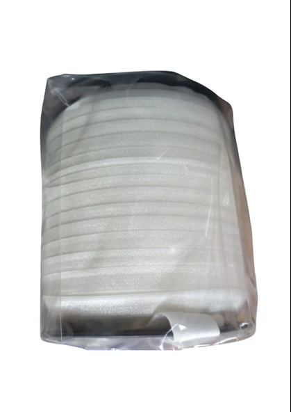 Çamaşır Lastiği Düz 1 cm  75 Metre 1 Top Ekru