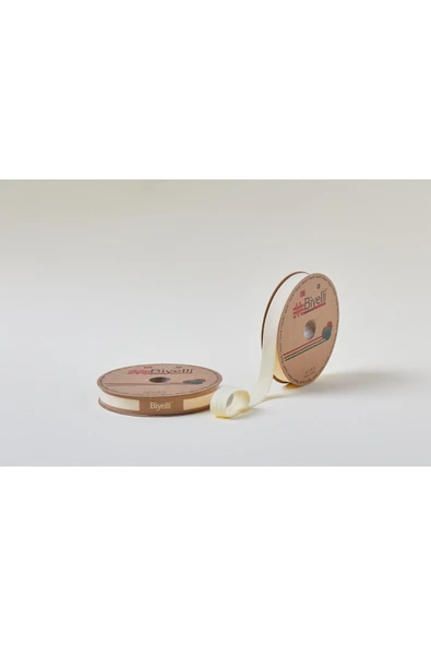 Biye Koton Katlı D06 Sarı 2 cm 25 Metre %65 Koton %35 Polyester ürün görseli