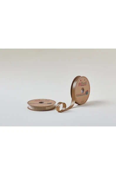 Biye Saten Katlı 033 Hardal 2 cm 25 Metre %100 Polyester ürün görseli