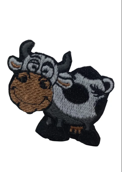 Aplike Ütü İle Yapışan İnek Arma 4x4 cm ürün görseli