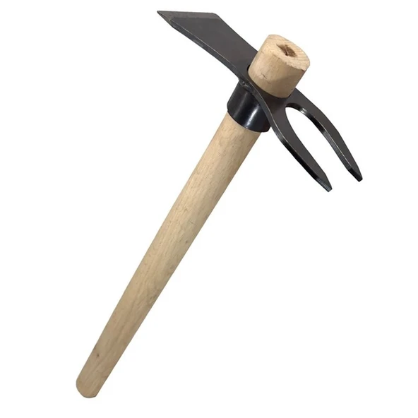 El Çapası Saplı Çatal 2 Dişli Tarla Bahçe Çapası ürün görseli