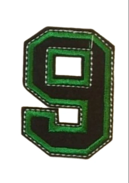 Aplike Ütü İle Yapışan 9  Rakamı Arma 4x5 cm ürün görseli