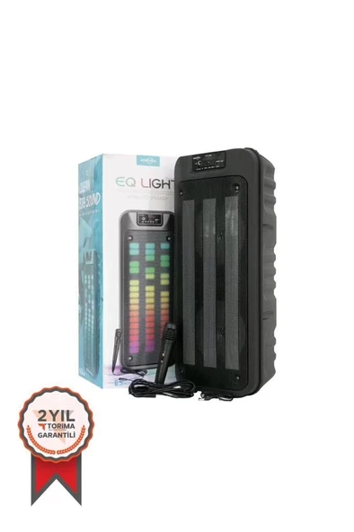 Gts-1852 Taşınabilir Rgb Ledli Bluetooth Hoparlör Usb-tf Siyah