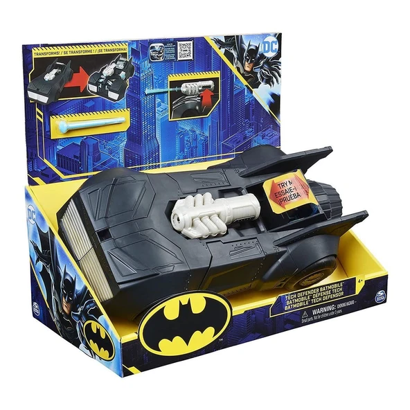 037676 Dc Comics Tech Defender Batmobil -spinmaster - 1