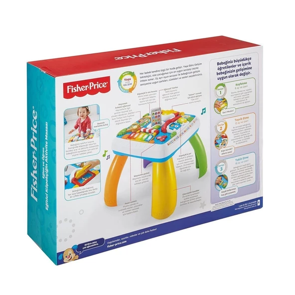 Drh44 Fisher-price® Yaşa Göre Gelişim Eğitici Köpekçiğin Aktivite Masası Türkçe Ve İngilizce - 5