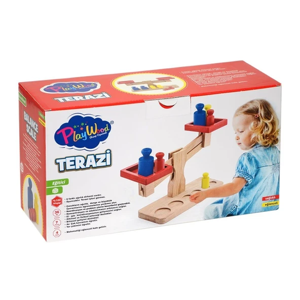 313 Kutu Ahşap Terazi - 1